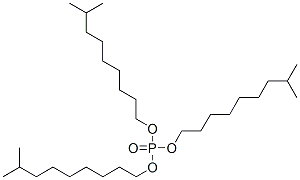 Triisodecyl phosphate Struktur