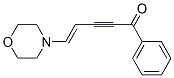 5-Morpholino-1-phenyl-4-penten-2-yn-1-one Struktur