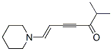 2-Methyl-7-(1-piperidinyl)-6-hepten-4-yn-3-one Struktur