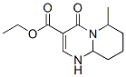 1,6,7,8,9,9a-Hexahydro-6-methyl-4-oxo-4H-pyrido[1,2-a]pyrimidine-3-carboxylic acid ethyl ester Struktur