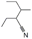 2-ethyl-3-methylvaleronitrile Struktur