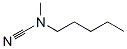 Cyanamide, methylpentyl- (9CI) Struktur