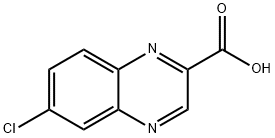 6-クロロ-2-キノキサリンカルボン酸 化學(xué)構(gòu)造式