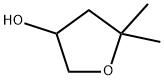 5,5-dimethyltetrahydrofuran-3-ol Struktur