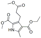 1H-Pyrrole-2,4-dicarboxylicacid,3-(3-methoxy-3-oxopropyl)-5-methyl-,4-ethyl2-methylester(9CI) Struktur