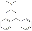 N,N,1-trimethyl-3,3-diphenylallylamine Struktur