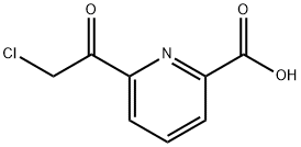 2-Pyridinecarboxylic acid, 6-(chloroacetyl)- (9CI) Struktur