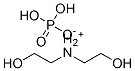 bis(2-hydroxyethyl)ammonium dihydrogen phosphate Struktur