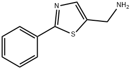 C-(2-PHENYL-THIAZOL-5-YL)-METHYLAMINE Struktur