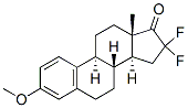 16,16-Difluoro-3-methoxyestra-1,3,5(10)-trien-17-one Struktur