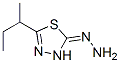 1,3,4-Thiadiazol-2(3H)-one,5-(1-methylpropyl)-,hydrazone(9CI) Struktur