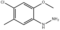 Hydrazine, (4-chloro-2-methoxy-5-methylphenyl)- (9CI) Struktur