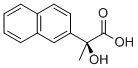 (S)-2-HYDROXY-2-METHYL(2-NAPHTHALENE)ACETIC ACID Struktur