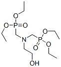 [[(2-Hydroxyethyl)imino]bis(methylene)]bis(phosphonic acid)tetraethyl ester Struktur