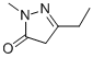 2,4-DIHYDRO-5-ETHYL-2-METHYL-3H-PYRAZOL-3-ONE Struktur