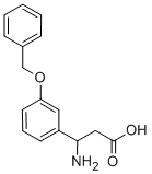 3-AMINO-3-(3-BENZYLOXY-PHENYL)-PROPIONIC ACID Struktur