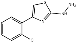 4-(2-CHLOROPHENYL)-2(3H)-THIAZOLONE HYDRAZONE Struktur