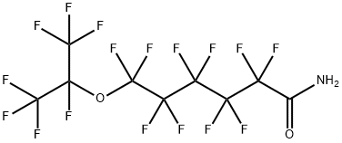 6-(HEPTAFLUOROISOPROPOXY)DECAFLUOROHEXANOAMIDE, 97% MIN. Struktur