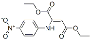 2-(p-Nitroanilino)fumaric acid diethyl ester Struktur