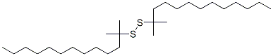 di-tert-tetradecyl disulphide Struktur