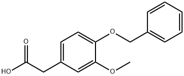 4-芐氧基-3-甲氧基苯乙酸, 29973-91-9, 結(jié)構(gòu)式