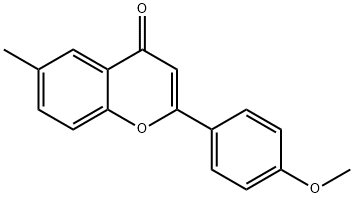 4'-METHOXY-6-METHYLFLAVONE Struktur