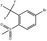 5-Bromo-2-(methylsulfonyl)benzotrifluoride Struktur