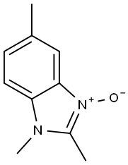 1H-Benzimidazole,1,2,5-trimethyl-,3-oxide(9CI) Struktur