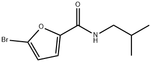 5-bromo-N-isobutyl-2-furamide Struktur