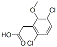 3,6-DICHLORO-2-METHOXYPHENYLACETIC ACID Struktur