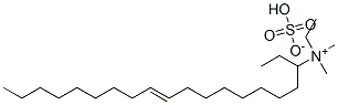 ethyl ethyldimethyl-9-octadecenylammonium sulphate  Struktur