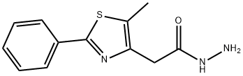 2-(5-METHYL-2-PHENYL-1,3-THIAZOL-4-YL)ETHANOHYDRAZIDE Struktur