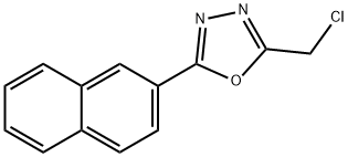 2-(CHLOROMETHYL)-5-(2-NAPHTHYL)-1,3,4-OXADIAZOLE Struktur