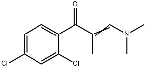 2-[(Dimethylamino)methylene]-3-oxo-3-(2,4-dichlorophenyl)propane Struktur