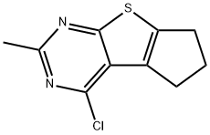 4-CHLORO-6-METHYL-2,3-DIHYDRO-1H-8-THIA-5,7-DIAZA-CYCLOPENTA[A]INDENE Struktur