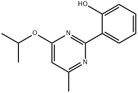 2-(4-ISOPROPOXY-6-METHYL-2-PYRIMIDINYL)PHENOL Struktur