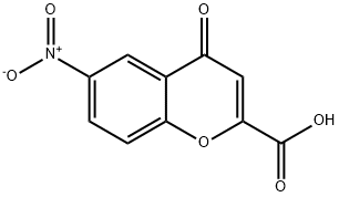 4H-1-BENZOPYRAN-2-CARBOXYLIC ACID, 6-NITRO-4-OXO- Struktur