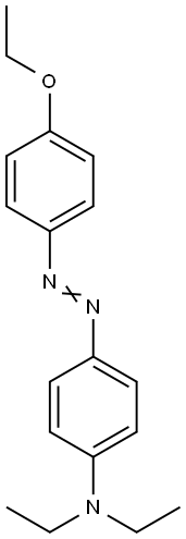 4-[(4-ethoxyphenyl)azo]-N,N-diethylaniline Struktur