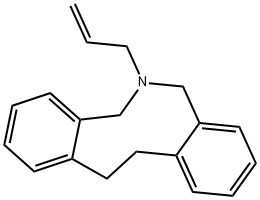 6-Allyl-6,7,12,13-tetrahydro-5H-dibenz[c,g]azonine Struktur