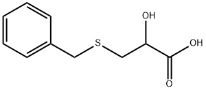 DL-3-(Benzylthio)lactic Acid Struktur