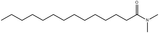 N,N-DIMETHYLTETRADECANAMIDE Struktur