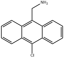 C-(10-CHLORO-ANTHRACEN-9-YL)-METHYLAMINE Struktur