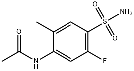 N-[4-(AMINOSULFONYL)-5-FLUORO-2-METHYLPHENYL]ACETAMIDE Struktur