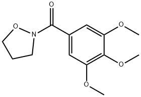 3,4,5-Trimethoxyphenyl(isoxazolidin-2-yl) ketone Struktur