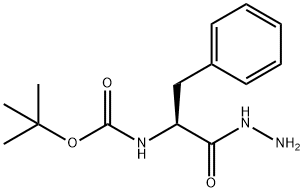 TERT-BUTYL N-(1-BENZYL-2-HYDRAZINO-2-OXOETHYL)CARBAMATE Struktur