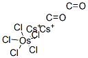 dicesium carbonylpentachloroosmate(2-) Struktur