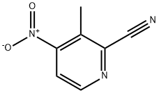 2-Cyano-3-methyl-4-nitropyridine Struktur