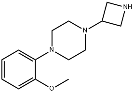 1-(3-AZETIDINYL)-4-(2-METHOXYPHENYL)-PIPERAZINE Struktur