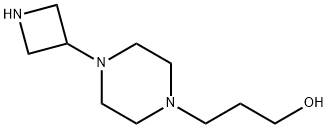 4-(3-AZETIDINYL)-1-PIPERAZINEPROPANOL Struktur