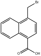 4-(BROMOMETHYL)NAPHTHALENE-1-CARBOXYLIC ACID Struktur